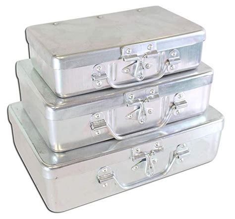 vintage small metal lock box|small metal boxes for storage.